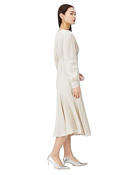 Amazon.co.jp: [セルフォード] ツイストサテンワンピース